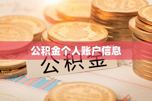 沙湾公积金个人账户信息