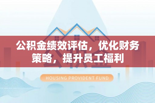 沙湾公积金绩效评估，优化财务策略，提升员工福利