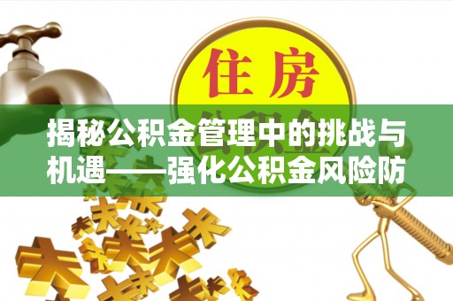 沙湾揭秘公积金管理中的挑战与机遇——强化公积金风险防控的多维策略