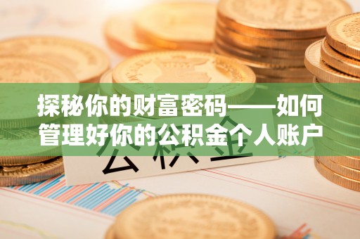 沙湾探秘你的财富密码——如何管理好你的公积金个人账户信息