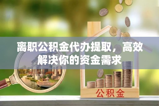 沙湾离职公积金代办提取，高效解决你的资金需求