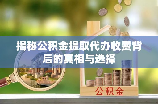 沙湾揭秘公积金提取代办收费背后的真相与选择