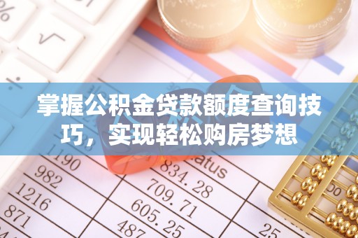 沙湾掌握公积金贷款额度查询技巧，实现轻松购房梦想