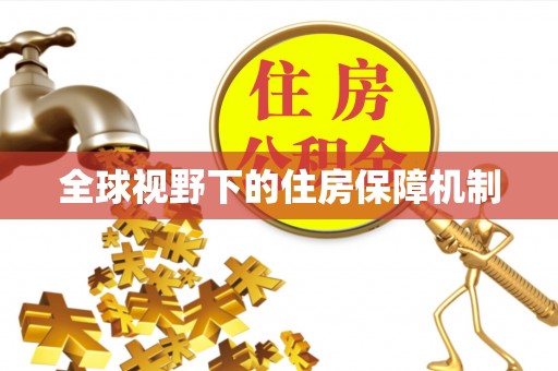 沙湾全球视野下的住房保障机制