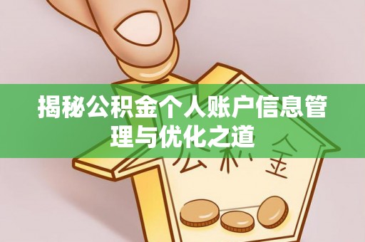 沙湾揭秘公积金个人账户信息管理与优化之道