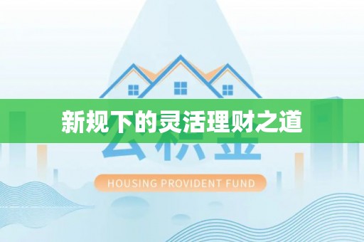 沙湾新规下的灵活理财之道