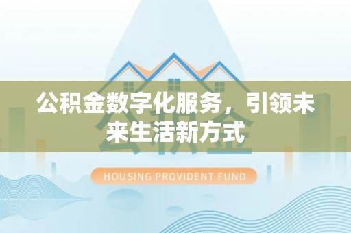 沙湾公积金数字化服务，引领未来生活新方式