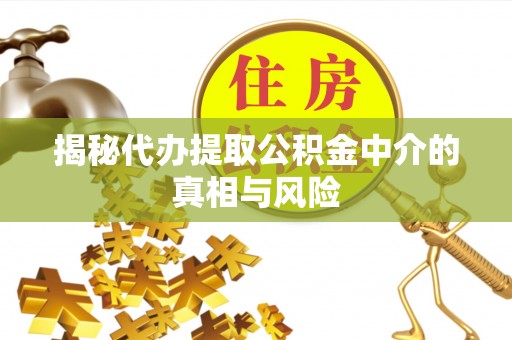 沙湾揭秘代办提取公积金中介的真相与风险
