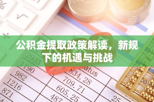 沙湾公积金提取政策解读，新规下的机遇与挑战