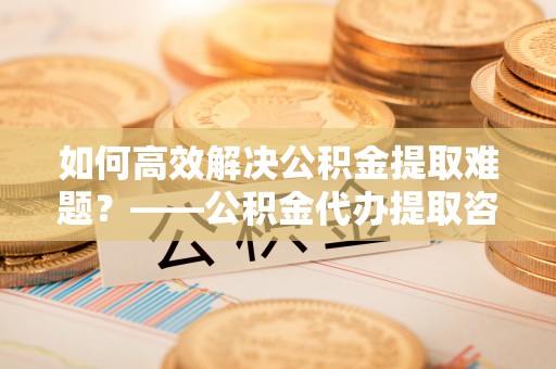 沙湾如何高效解决公积金提取难题？——公积金代办提取咨询服务全解析