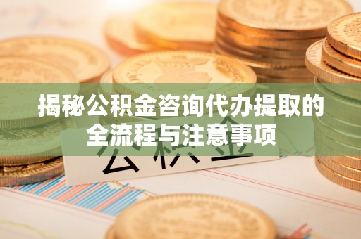 沙湾揭秘公积金咨询代办提取的全流程与注意事项