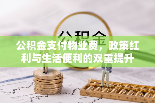 沙湾公积金支付物业费，政策红利与生活便利的双重提升