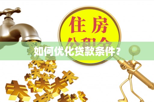 沙湾如何优化贷款条件？