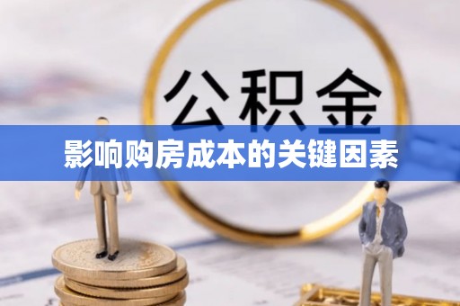 沙湾影响购房成本的关键因素