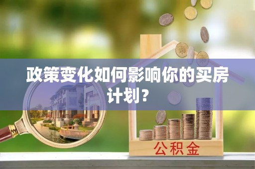 沙湾政策变化如何影响你的买房计划？