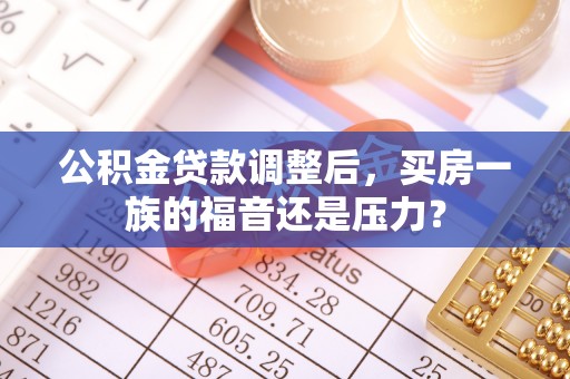 沙湾公积金贷款调整后，买房一族的福音还是压力？