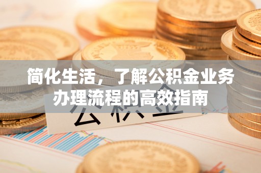沙湾简化生活，了解公积金业务办理流程的高效指南