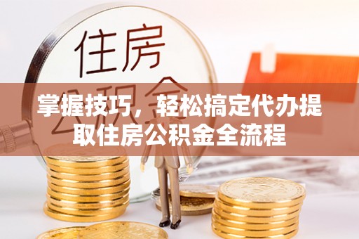 沙湾掌握技巧，轻松搞定代办提取住房公积金全流程