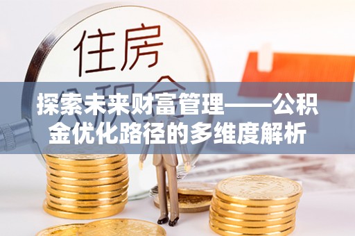 沙湾探索未来财富管理——公积金优化路径的多维度解析