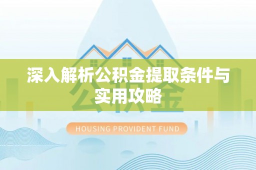 沙湾深入解析公积金提取条件与实用攻略