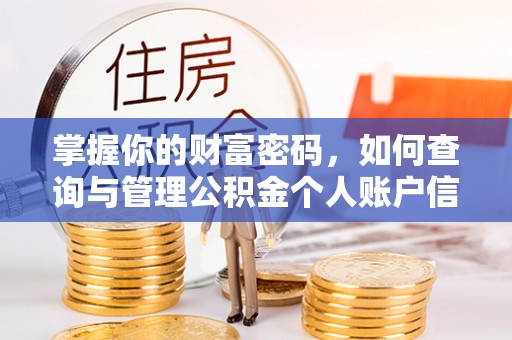 沙湾掌握你的财富密码，如何查询与管理公积金个人账户信息