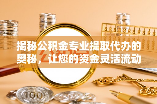 沙湾揭秘公积金专业提取代办的奥秘，让您的资金灵活流动