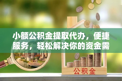 沙湾小额公积金提取代办，便捷服务，轻松解决你的资金需求