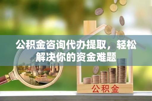 沙湾公积金咨询代办提取，轻松解决你的资金难题