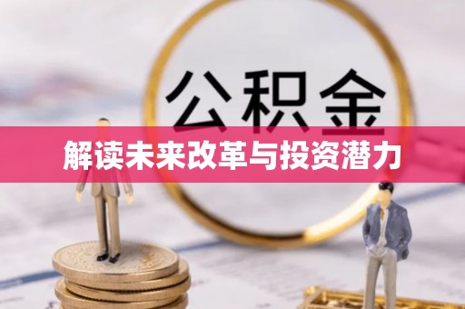 沙湾解读未来改革与投资潜力
