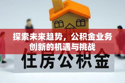 沙湾探索未来趋势，公积金业务创新的机遇与挑战