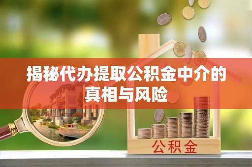 沙湾揭秘代办提取公积金中介的真相与风险