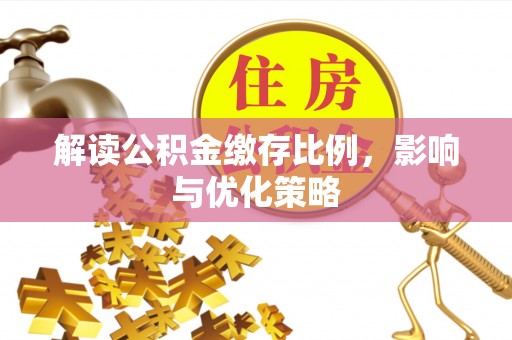 沙湾解读公积金缴存比例，影响与优化策略