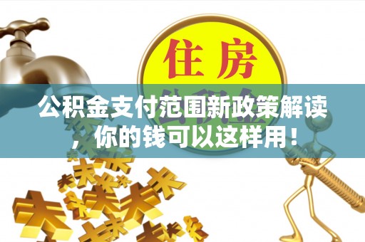 沙湾公积金支付范围新政策解读，你的钱可以这样用！