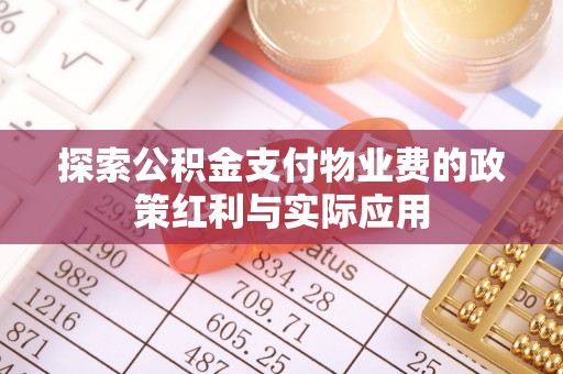 沙湾探索公积金支付物业费的政策红利与实际应用