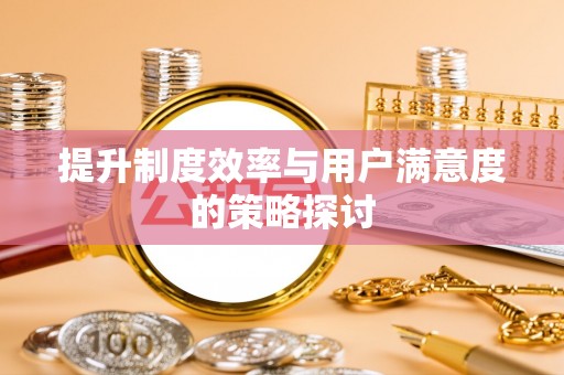 沙湾提升制度效率与用户满意度的策略探讨
