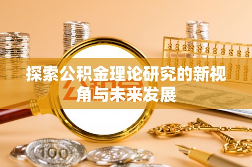 沙湾探索公积金理论研究的新视角与未来发展